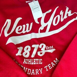 Reflex Women’s Ultra Soft Pullover Sweatshirt Red Size Small